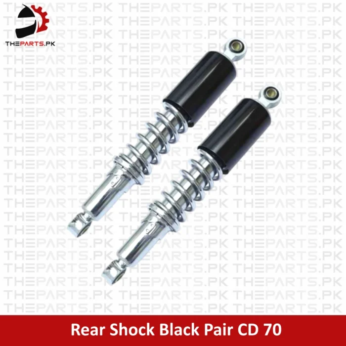 Premium Quality Rear Shock Pair in Black for China 70 Motorcycle