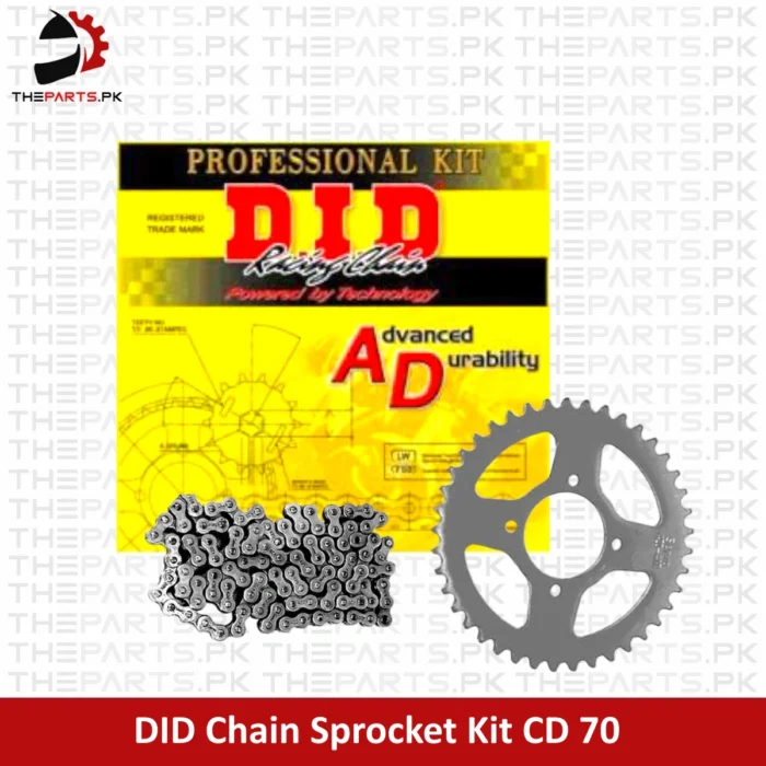 DID Genuine Sprocket Kit for CD70 Motorcycle