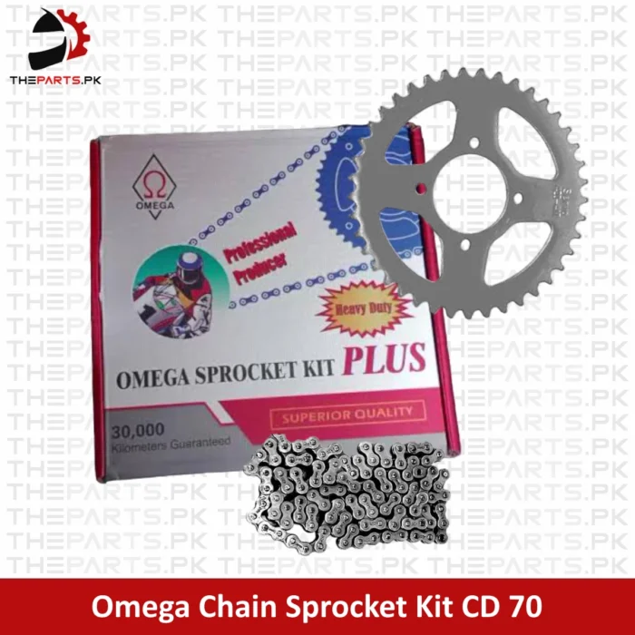 Omega Genuine Sprocket Chain Kit for CD70 Motorcycle