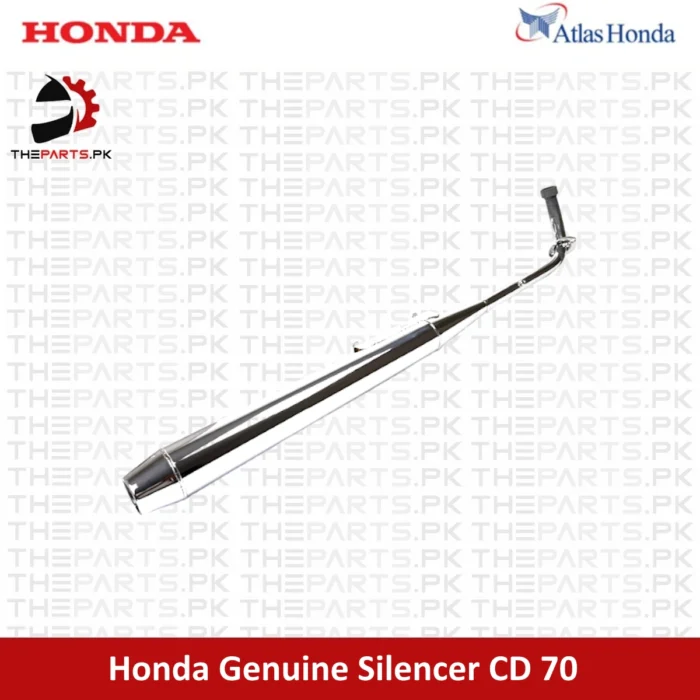 Honda Genuine CD 70 Chrome Silencer/Muffler Exhaust