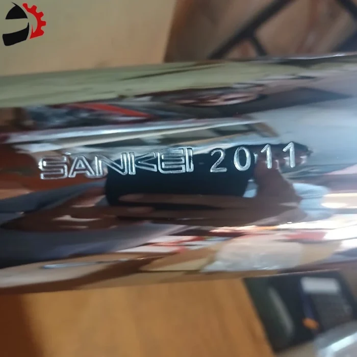 SANKEI 2011 CG 125 Chrome Silencer / SANKEI 2011 CG 125 Chrome Muffler Exhaust
